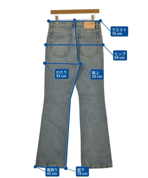 LOEWE（ロエベ）デニムパンツ 紺 サイズ:46(M位) メンズ/2200642626028