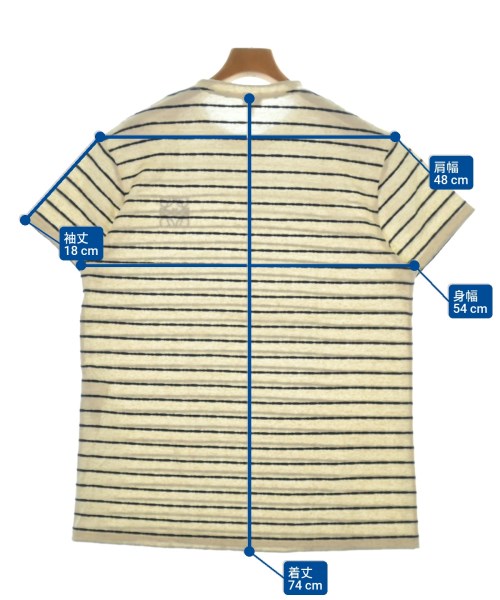 LOEWE（ロエベ）Tシャツ・カットソー ベージュ サイズ:S メンズ/2200610964084