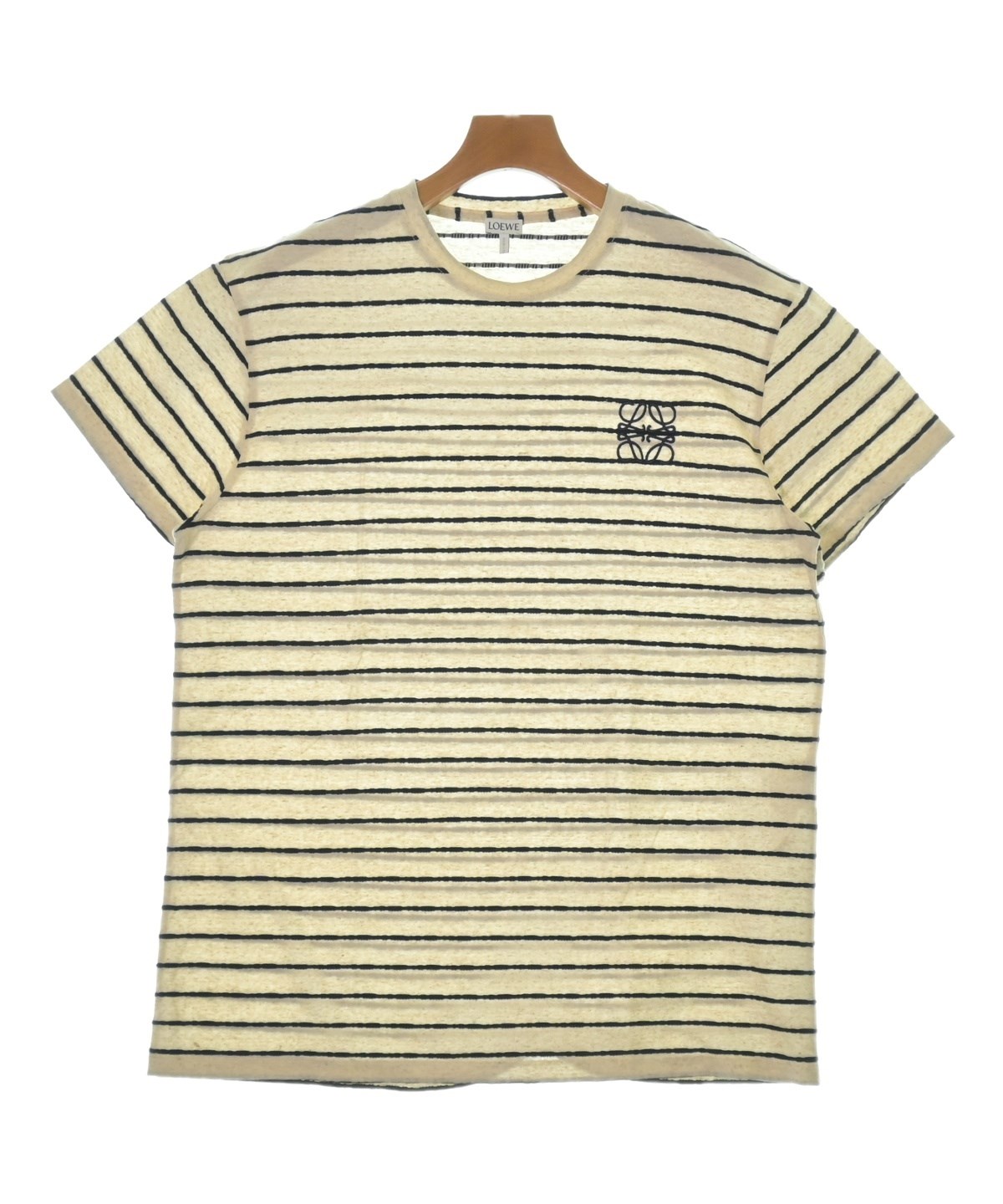 LOEWE（ロエベ）Tシャツ・カットソー ベージュ サイズ:S メンズ