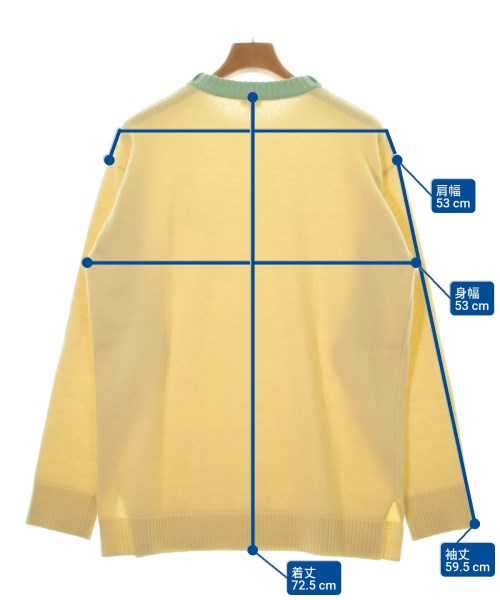 LOEWE（ロエベ）ニット・セーター 黄 サイズ:M メンズ/2200642825087