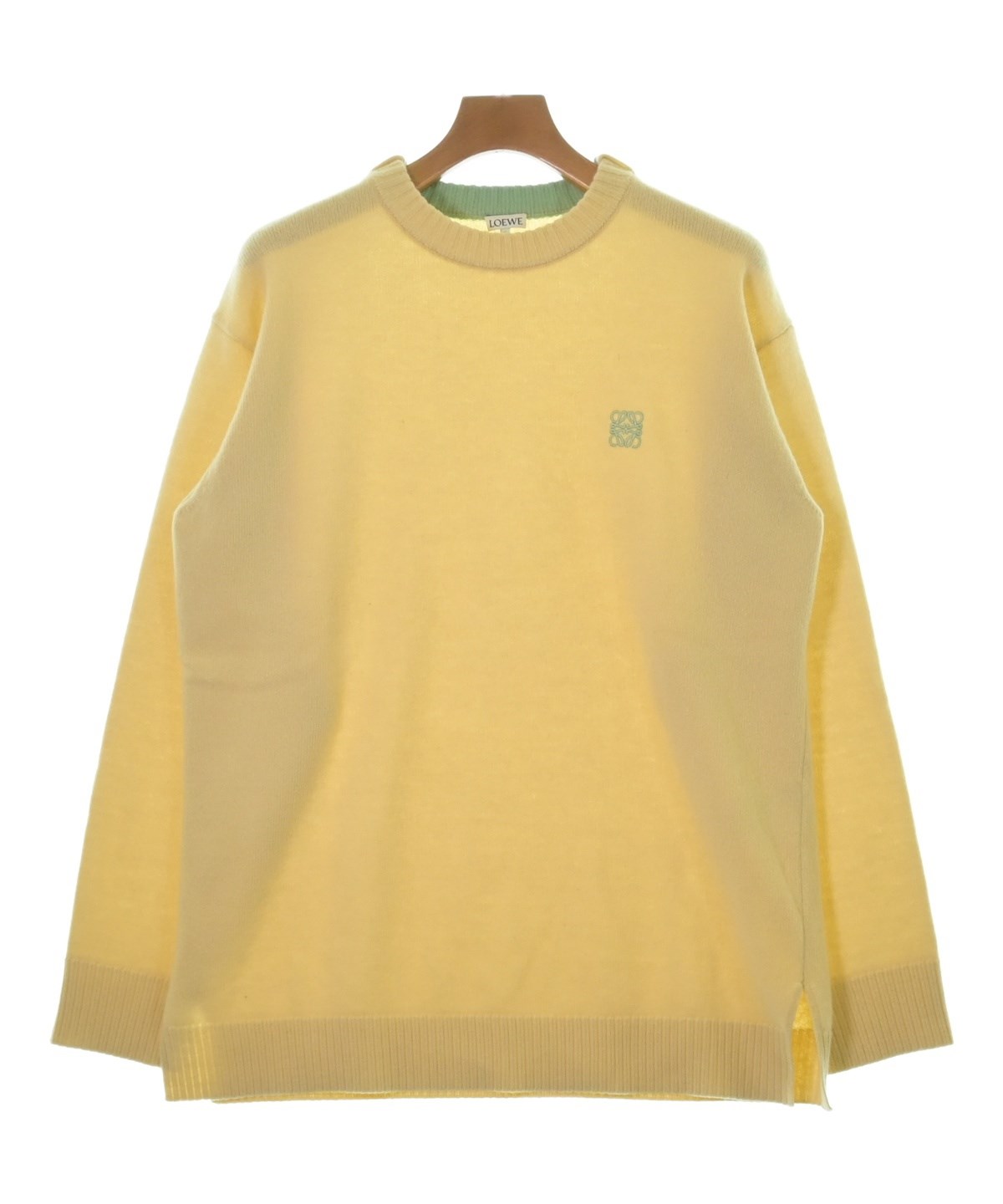 LOEWE（ロエベ）ニット・セーター 黄 サイズ:M メンズ/2200642825087