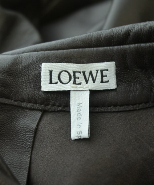 LOEWE（ロエベ）カジュアルシャツ 茶 サイズ:34(XS位) レディース/2200643270015