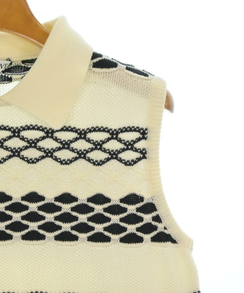 LOEWE（ロエベ）ベスト 白 サイズ:S レディース/2200643259027