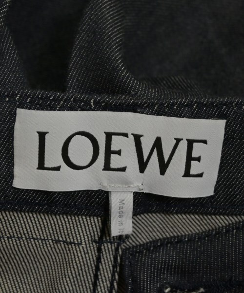 LOEWE（ロエベ）デニムパンツ 紺 サイズ:32(XL位) レディース/2200643874176