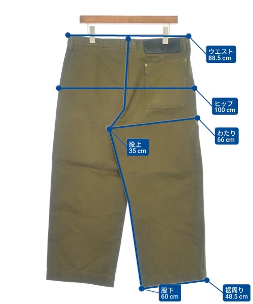 LOEWE（ロエベ）チノパン カーキ サイズ:52(XXL位) メンズ/2200643879027
