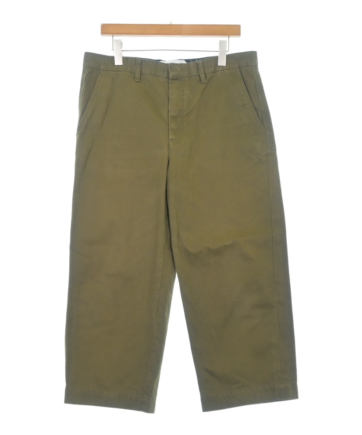 ロエベ　ワイドパンツ　カーキ　オリーブ　グリーン　46 LOEWE（ロエベ）チノパン カーキ サイズ:52(XXL位) メンズ
