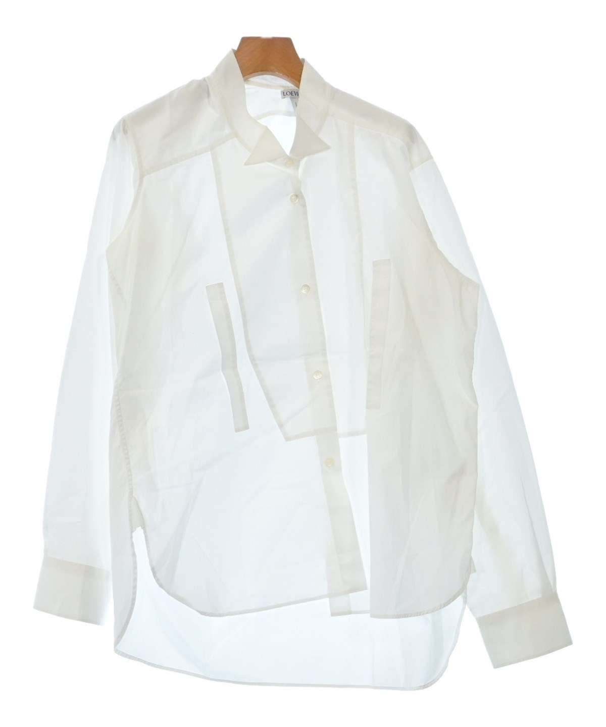 LOEWE（ロエベ）ブラウス 白 サイズ:S レディース/2200643974012