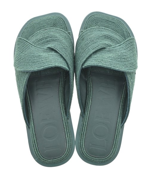 LOEWE（ロエベ）サンダル 緑 サイズ:EU40(25cm位) メンズ/2200642066121