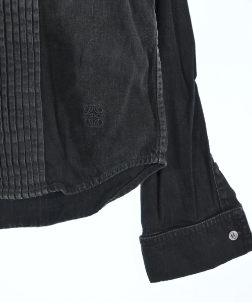 LOEWE（ロエベ）カジュアルシャツ 黒 サイズ:38(S位) レディース/2200643507241