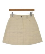 LOEWE（ロエベ）ミニスカート ベージュ サイズ:36(XS位) レディース/2200644566094