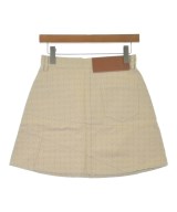 LOEWE（ロエベ）ミニスカート ベージュ サイズ:36(XS位) レディース/2200644566094