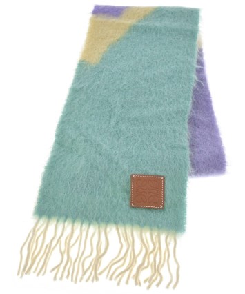 LOEWE（ロエベ）マフラー 白 サイズ:- レディース/2200537200265