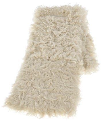 LOEWE（ロエベ）マフラー 白 サイズ:ONE レディース/2200538636049