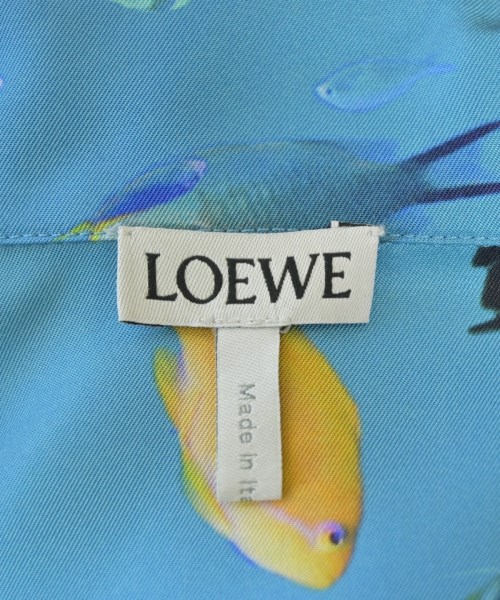 LOEWE（ロエベ）カジュアルシャツ 青 サイズ:37(XS位) メンズ/2200592315058