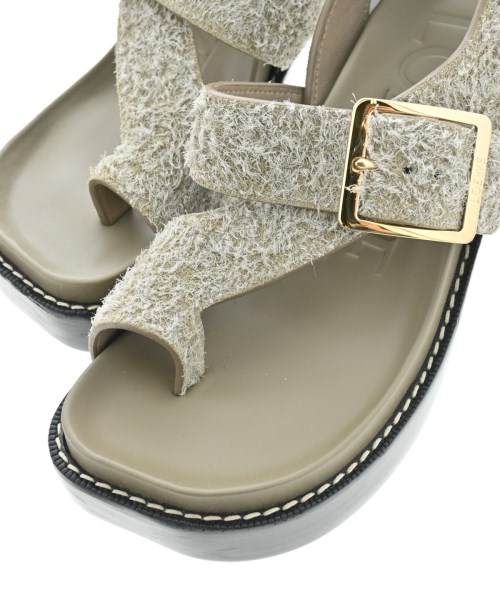 LOEWE（ロエベ）サンダル グレー サイズ:EU37(23.5cm位) レディース/2200599611214
