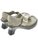 LOEWE（ロエベ）サンダル グレー サイズ:EU37(23.5cm位) レディース/2200599611214