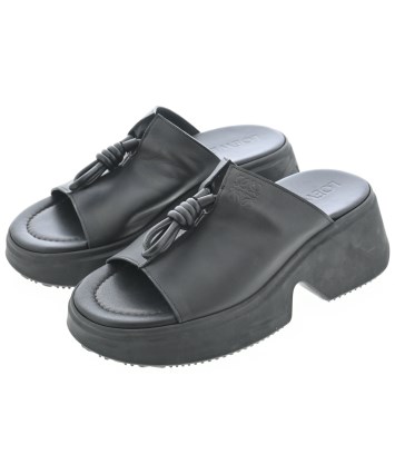 LOEWE（ロエベ）サンダル 黒 サイズ:EU38(24.5cm位) レディース