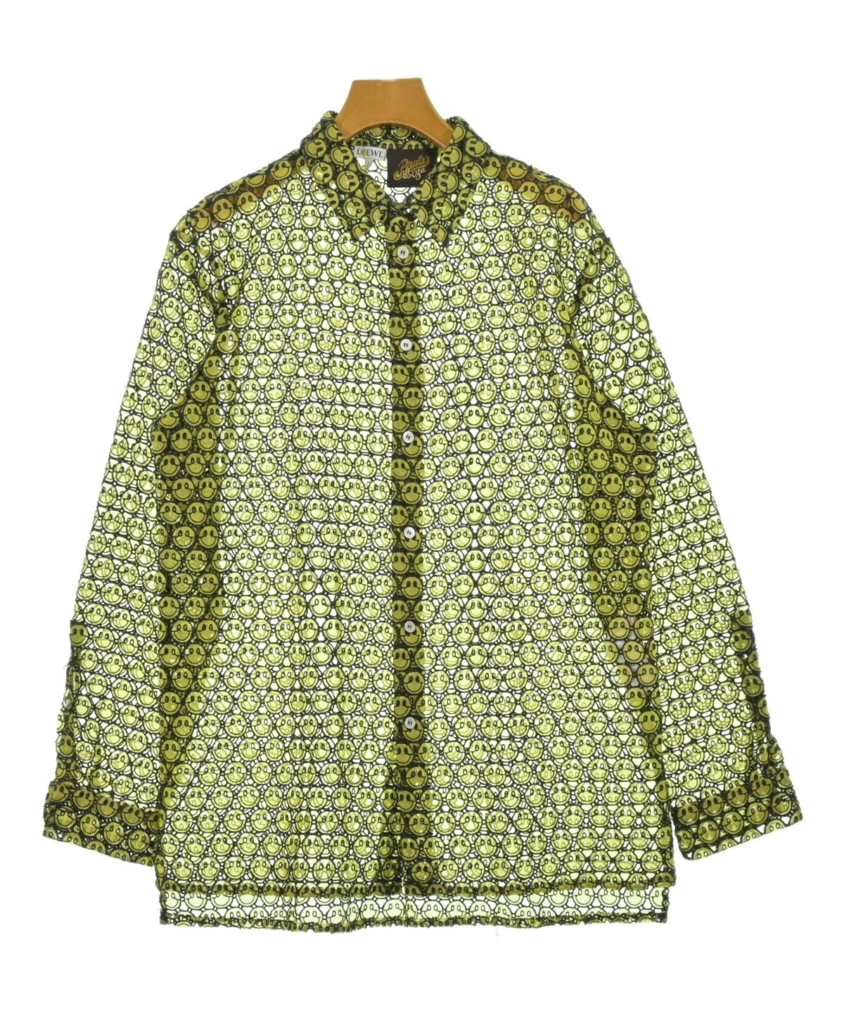 LOEWE（ロエベ）カジュアルシャツ 黄 サイズ:38(S位) レディース