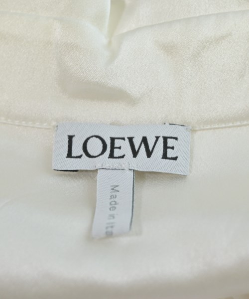LOEWE（ロエベ）ブラウス 白 サイズ:34(XL位) レディース/2200588230105