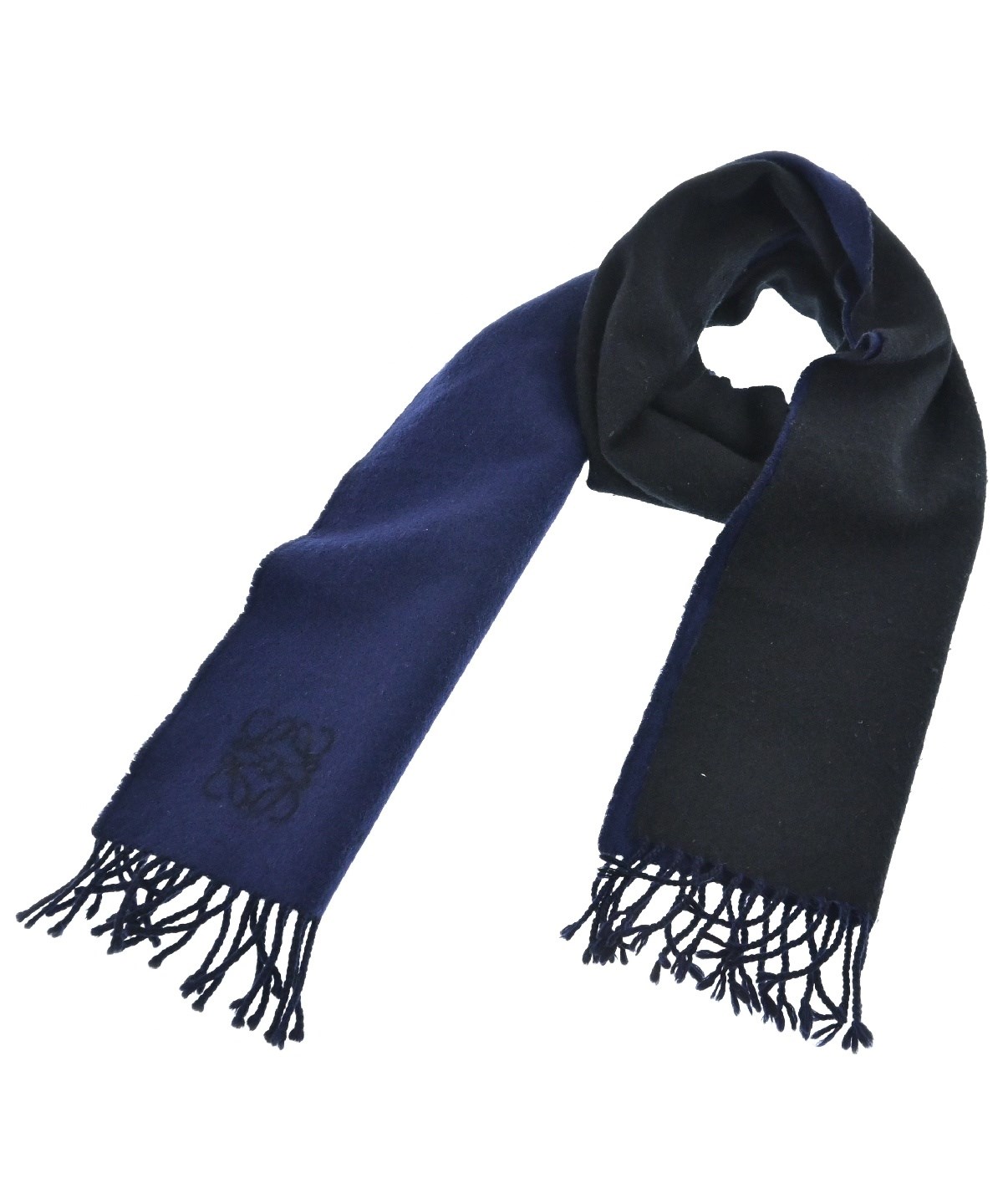 LOEWE（ロエベ）マフラー 紺 サイズ:- メンズ/2200541935023 |【公式