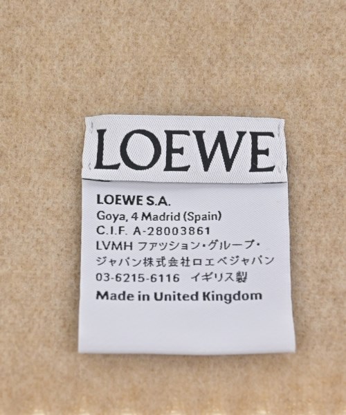 LOEWE（ロエベ）マフラー 白 サイズ:- レディース/2200546972016