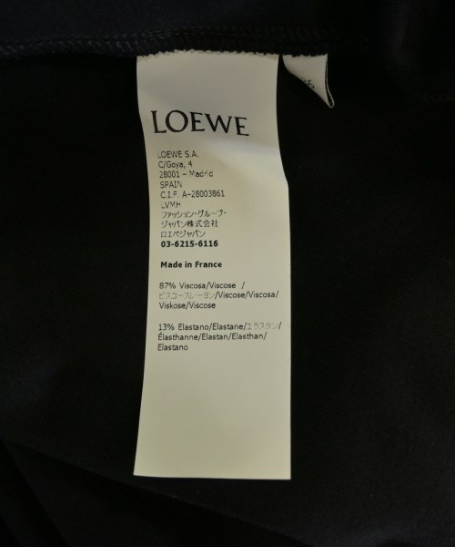 LOEWE（ロエベ）ワンピース 黒 サイズ:36(XS位) レディース/2200621532029