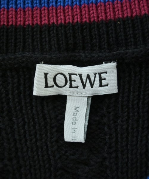 LOEWE（ロエベ）ベスト 黒 サイズ:S レディース/2200620397063
