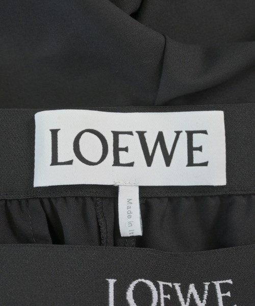 LOEWE（ロエベ）スラックス 黒 サイズ:XS レディース/2200620397087