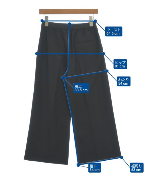 LOEWE（ロエベ）スラックス 黒 サイズ:XS レディース/2200620397087