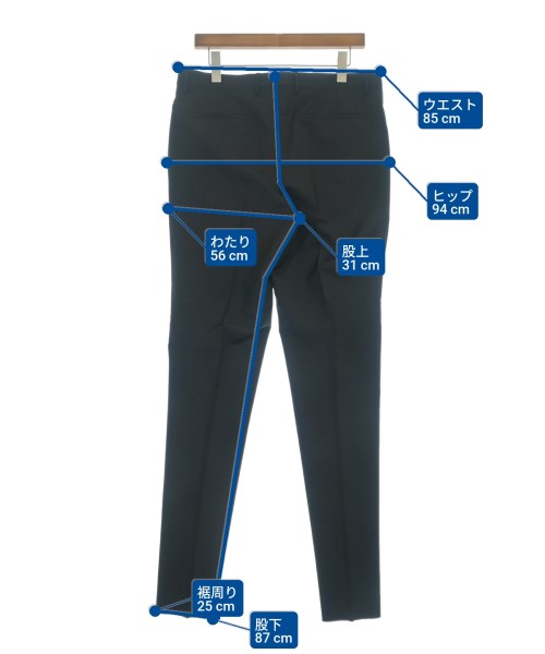 LOEWE（ロエベ）スラックス 黒 サイズ:42(XS位) メンズ/2200623282014