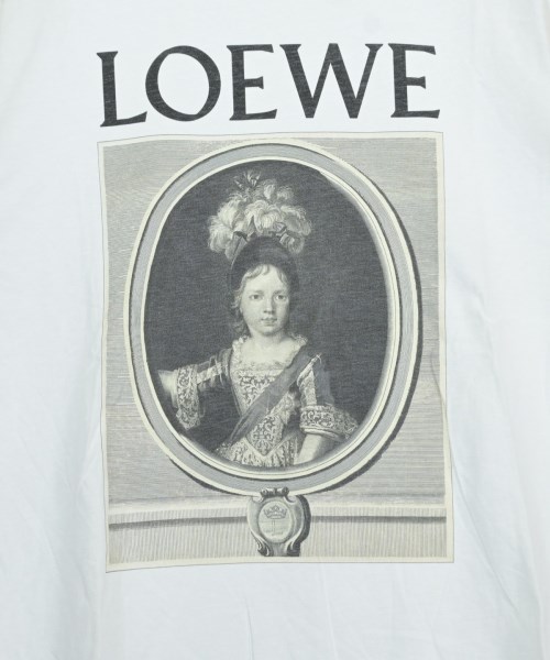 LOEWE（ロエベ）Tシャツ・カットソー 白 サイズ:L レディース/2200618640478