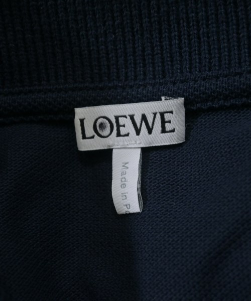 LOEWE（ロエベ）ポロシャツ 紺 サイズ:L メンズ/2200624292029