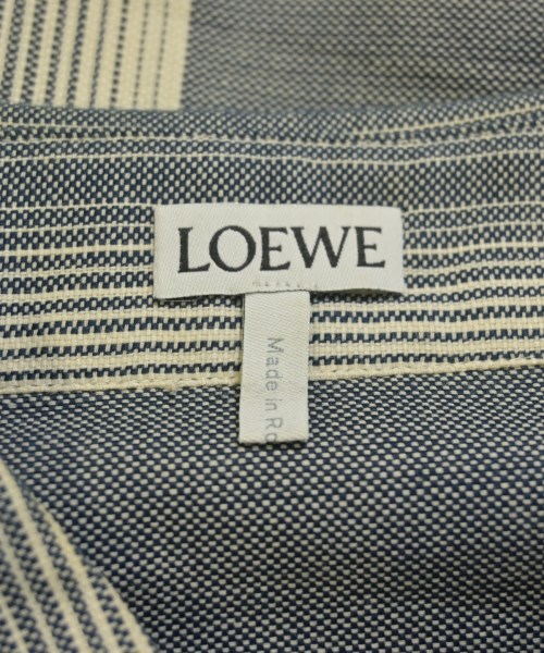 LOEWE（ロエベ）カジュアルシャツ 紺 サイズ:40(L位) メンズ/2200624462149