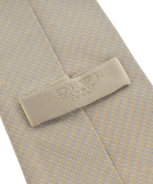 LOEWE（ロエベ）ネクタイ ベージュ サイズ:- メンズ/2200623446287