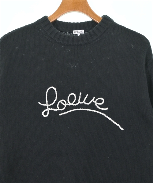 LOEWE（ロエベ）ニット・セーター 黒 サイズ:S メンズ/2200625866038