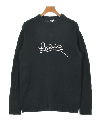 LOEWE（ロエベ）ニット・セーター 黒 サイズ:S メンズ/2200625866038