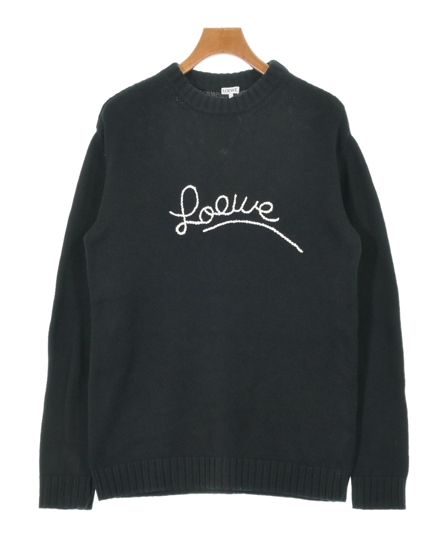 LOEWE セーター アナグラム ポケット セーター（コットン） ブラック - LOEWE