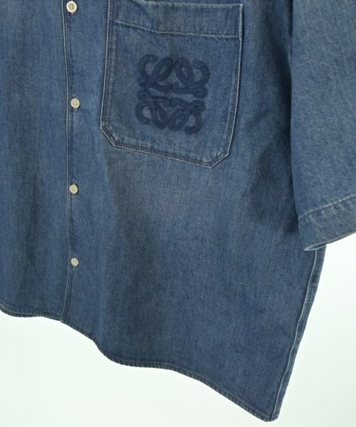 LOEWE（ロエベ）カジュアルシャツ 青 サイズ:39(M位) メンズ/2200240866031