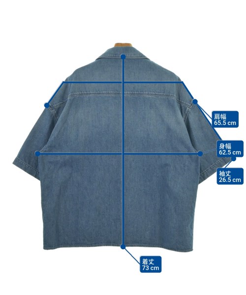 LOEWE（ロエベ）カジュアルシャツ 青 サイズ:39(M位) メンズ/2200240866031