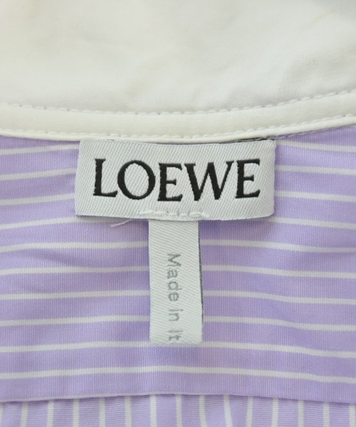 LOEWE（ロエベ）カジュアルシャツ 紫 サイズ:32(XXS位) レディース/2200626629021