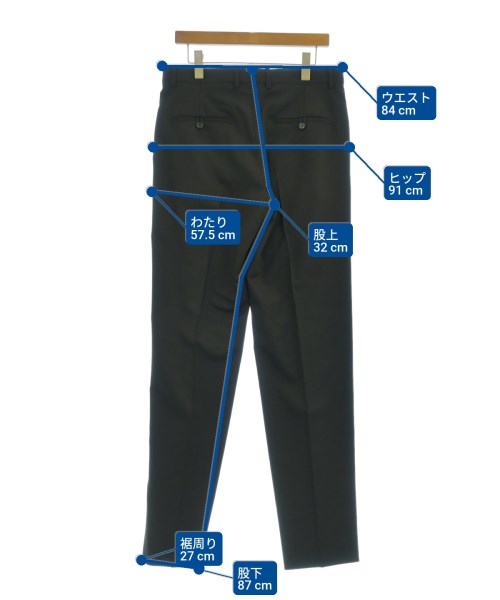 LOEWE（ロエベ）スラックス 黒 サイズ:48(L位) メンズ/2200626760038