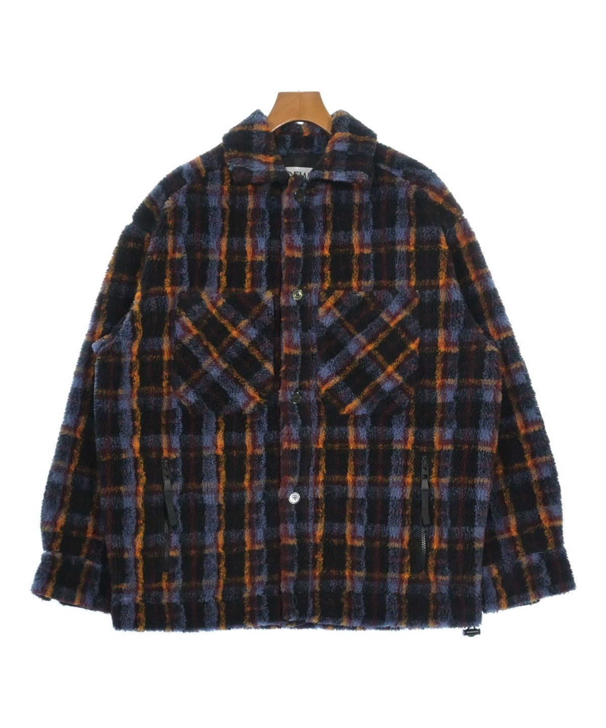 90s LOEWE ロエベ スエードブルゾン 裏地ロゴ刺繍 スペイン製 紺 XL 90s LOEWE ロエベ スエードブルゾン 裏地ロゴ刺繍 スペイン製 紺 XL