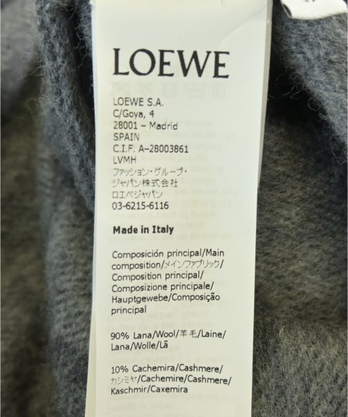 LOEWE（ロエベ）シャツワンピース グレー サイズ:37(M位) レディース/2200616835036