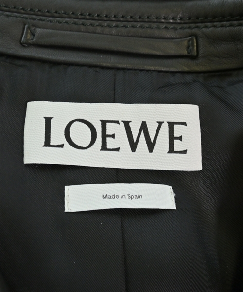 LOEWE（ロエベ）ライダース 黒 サイズ:44(S位) メンズ/2200627339011
