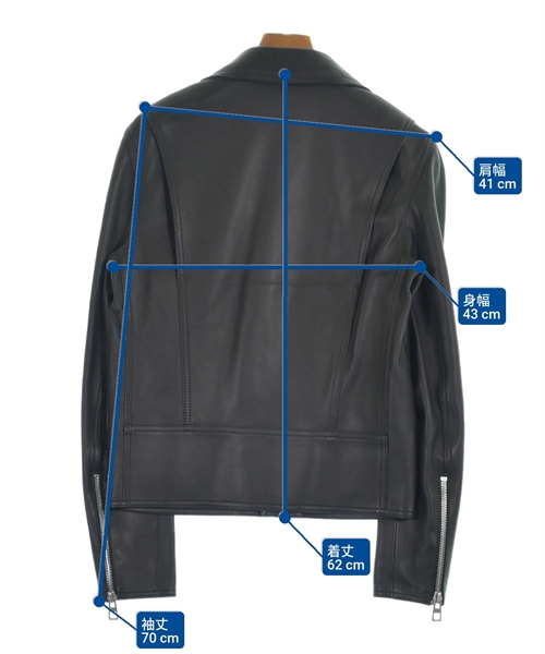 LOEWE（ロエベ）ライダース 黒 サイズ:44(S位) メンズ/2200627339011