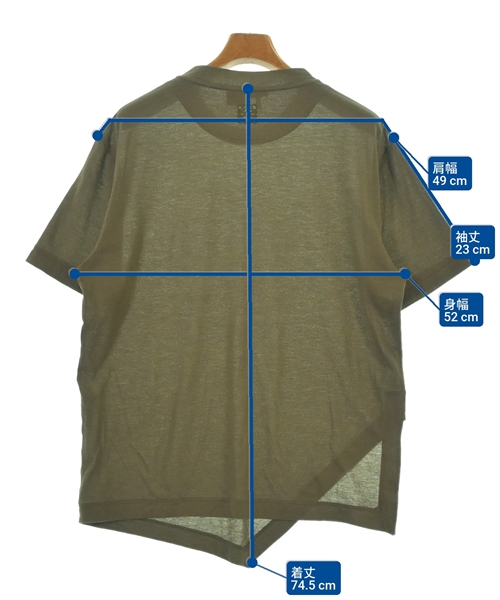 LOEWE（ロエベ）Tシャツ・カットソー カーキ サイズ:M メンズ/2200627900051