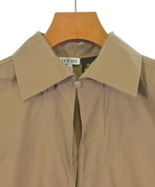 LOEWE（ロエベ）シャツワンピース ベージュ サイズ:32(M位) レディース/2200609952122