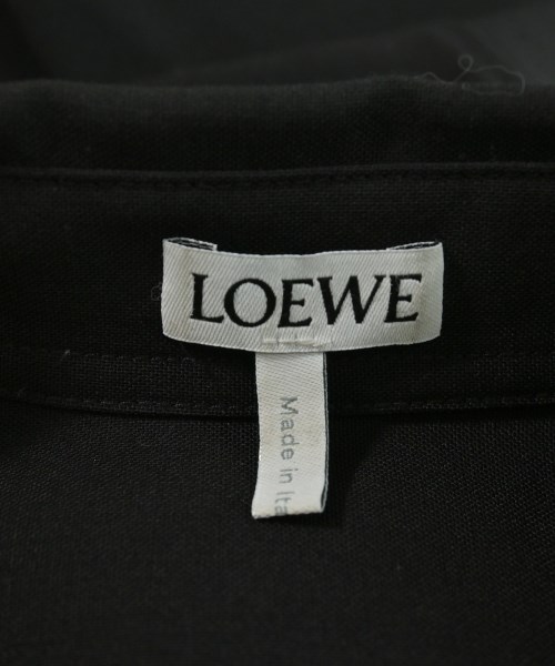LOEWE（ロエベ）カジュアルシャツ 黒 サイズ:38(S位) メンズ/2200630429020