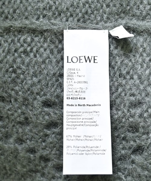 LOEWE（ロエベ）ニット・セーター カーキ サイズ:S メンズ/2200629904071