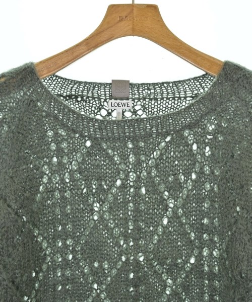 LOEWE（ロエベ）ニット・セーター カーキ サイズ:S メンズ/2200629904071